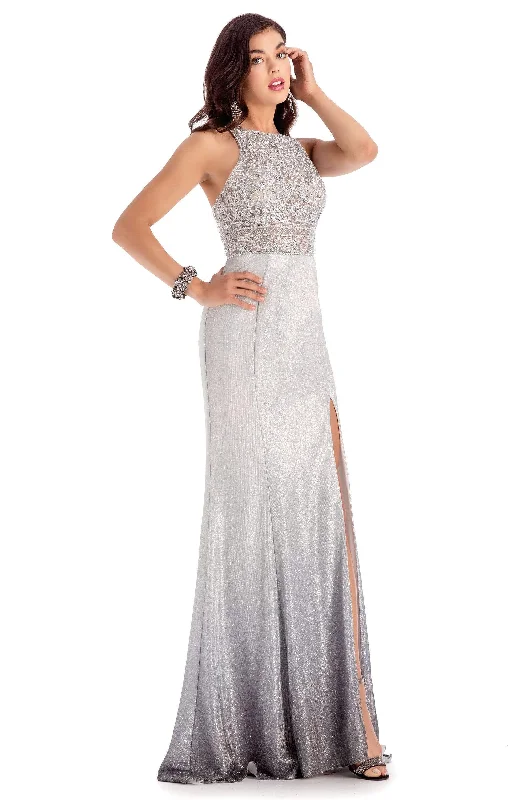 Limited Availability Clarisse-8100SleevelessEmbellishedBodiceSheathDress