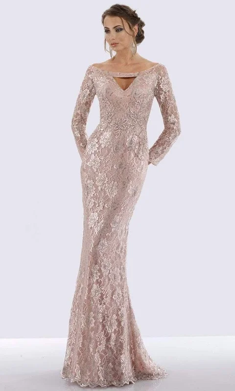 Price Break Feriani Couture - Floral Lace Off-Shoulder Dress 18727