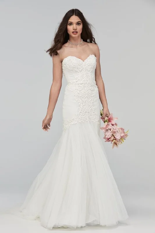 Early Access Watters WTOO 19702 Beaumont Strapless Sweetheart Wedding D