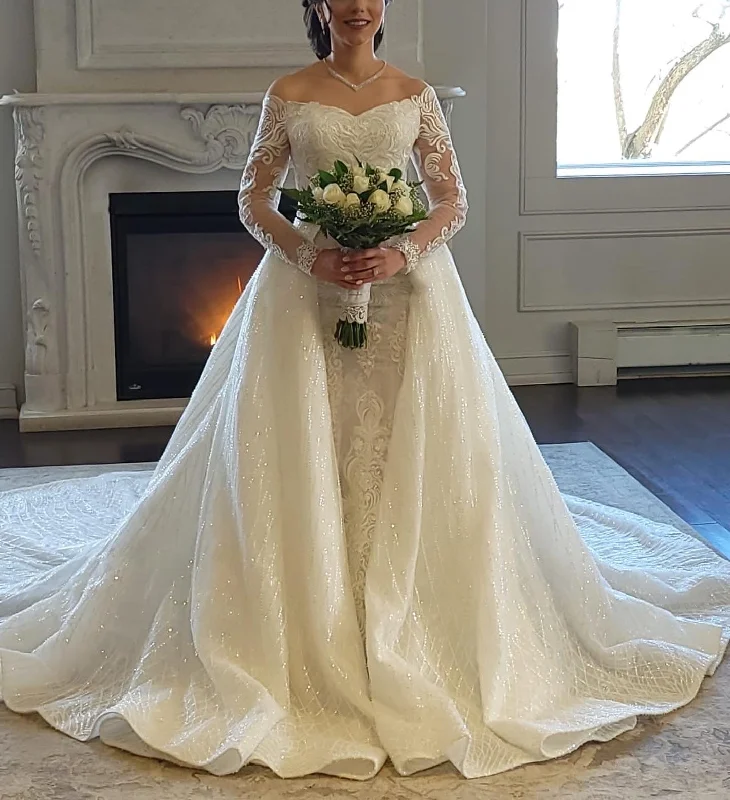 Blowout Deals Other Elegant Off-The-Shoulder Mermaid & Detachable Ball Gown Skirt