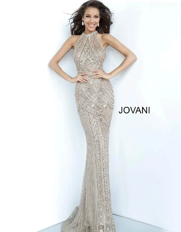 Low Prices Jovani 2554ASC - Sleeveless Cutout Back Prom Dress
