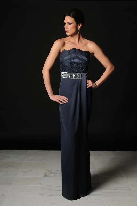 Reduced Prices Alexander by Daymor Pleat-Ornate Sequined Waist Long Dress 504 - 1 pc Graphite In Size 14 Available Reduced Prices Alexander by Daymor Pleat-Ornate Sequined Waist Long Dress 504 - 1 pc Graphite In Size 14 Available
