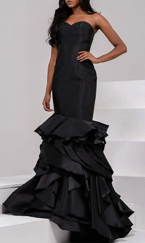 Reduced Prices Jovani - Tiered Mermaid Dress 41622SC - 1 pc Blush in Size 0 Available Reduced Prices Jovani - Tiered Mermaid Dress 41622SC - 1 pc Blush in Size 0 Available