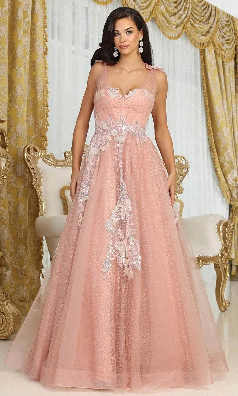 Exclusive Savings May Queen RQ8080 - Illusion Straps Sweetheart Prom Gown