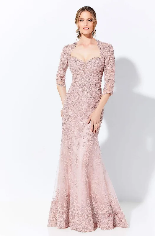 Fantastic Offers Ivonne D by Mon Cheri - Embroidered Queen Anne Evening Dress 120D05 Fantastic Offers Ivonne D by Mon Cheri - Embroidered Queen Anne Evening Dress 120D05
