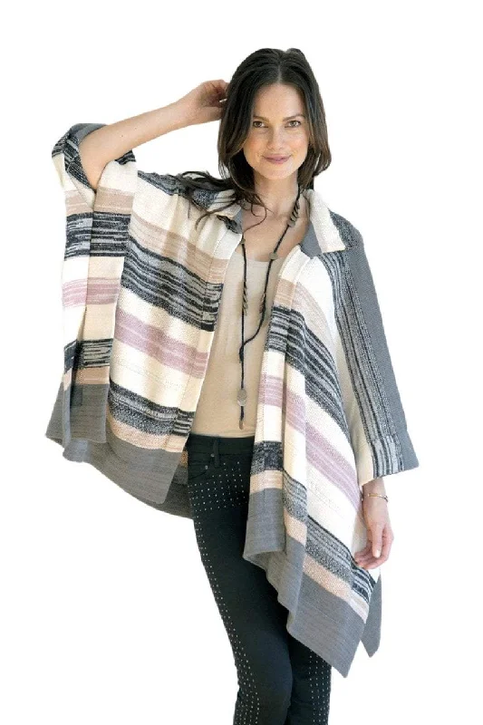 Super Bargain Goddis Vibrant Suki Poncho In Winter Twig