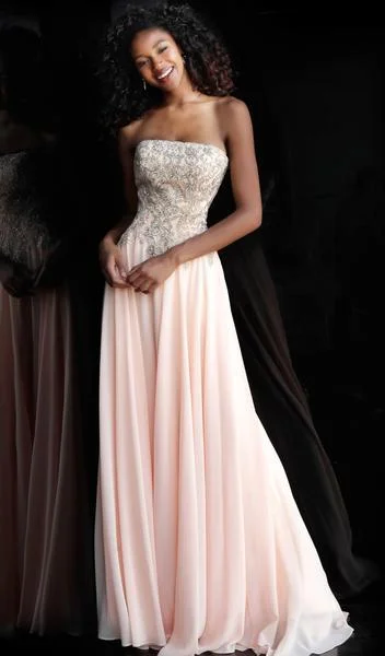 Today’s Special JVN by Jovani - Strapless Embroidered Straight Across A-line Dress JVN63749 - 1 pc Navy in Size 4 Available Today’s Special JVN by Jovani - Strapless Embroidered Straight Across A-line Dress JVN63749 - 1 pc Navy in Size 4 Available