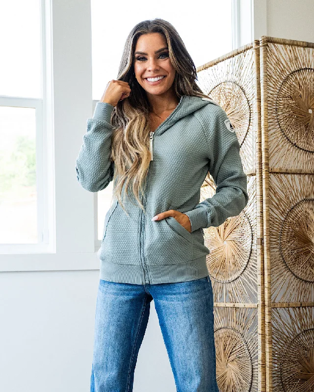 Doorbuster Deal Wanakome Xera Full Zip Hoodie - Flint