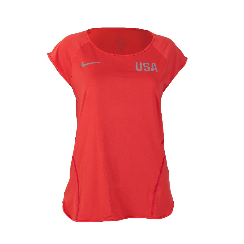 Weekend Deal Nike USA Women's Official Rio Team Run Free Frame T-Shirt