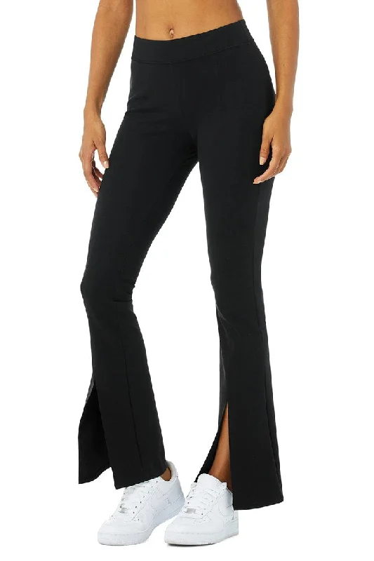 Special Offer Airbrush High-Waist Flutter Legging - Black