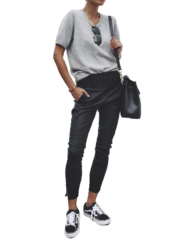 Special Promotion Stretch Leather Jogger