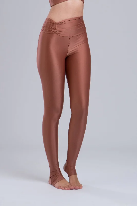 Markdowns Drape Leggings - Bronze