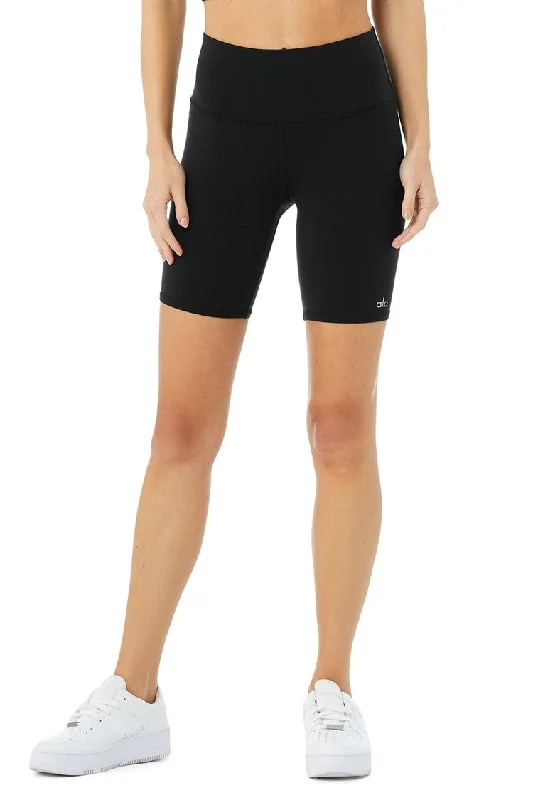 Flash Sale High-Waist Biker Short - Black