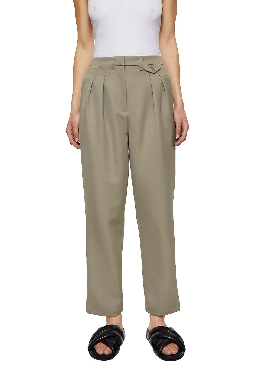 Act Now Mycah Trouser - Green Khaki
