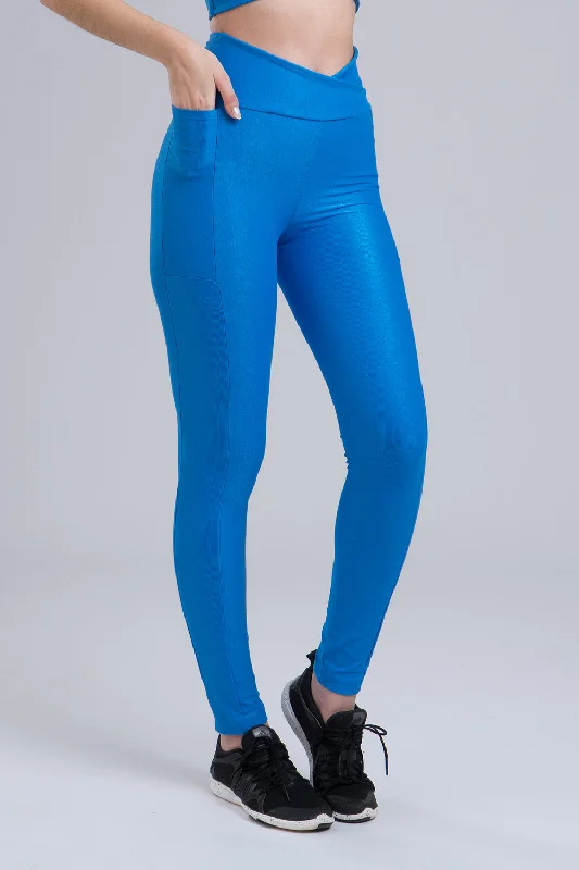 Can't Be Beat Power Shape Leggings - Blue