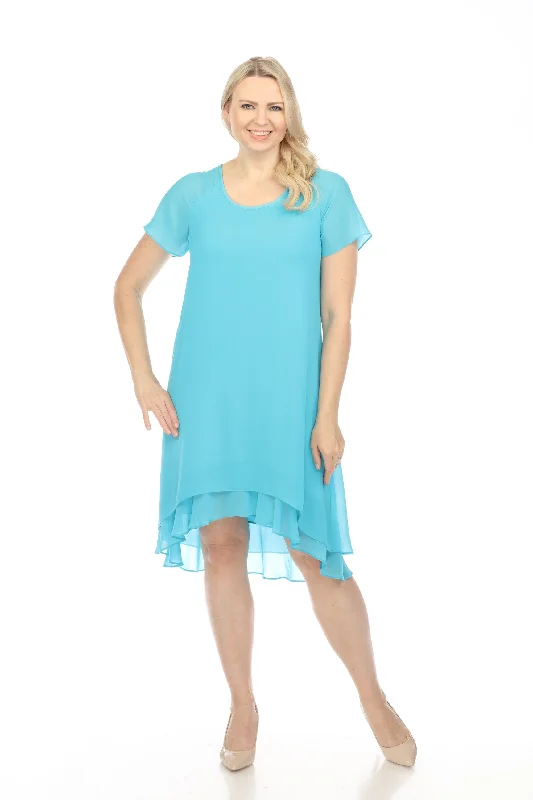 Bonus Savings Joseph Ribkoff Asymmetric Chiffon Layered Short Sleeve Trapeze Dress 241084 Bonus Savings Joseph Ribkoff Asymmetric Chiffon Layered Short Sleeve Trapeze Dress 241084