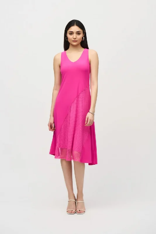Big Savings Joseph Ribkoff Asymmetrical Sleeveless A-Line Dress 242110