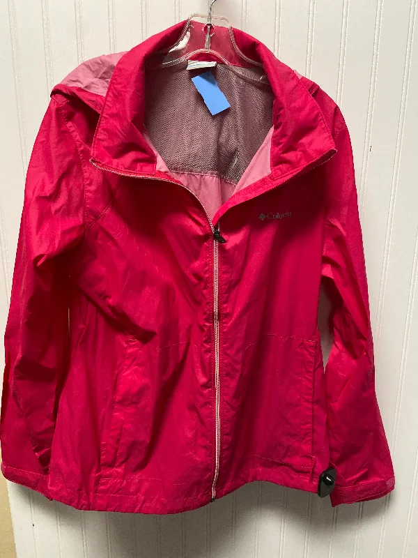 Super Bargain Athletic Jacket By Columbia In Pink, Size: Xl