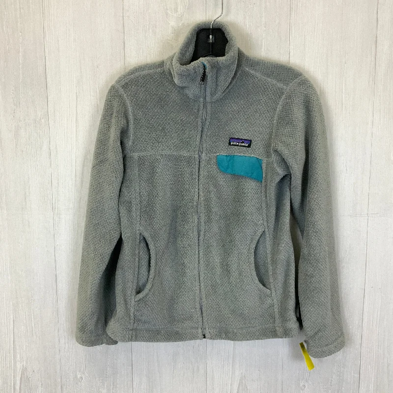 Lowest Price Athletic Jacket By Patagonia In Grey, Size: S