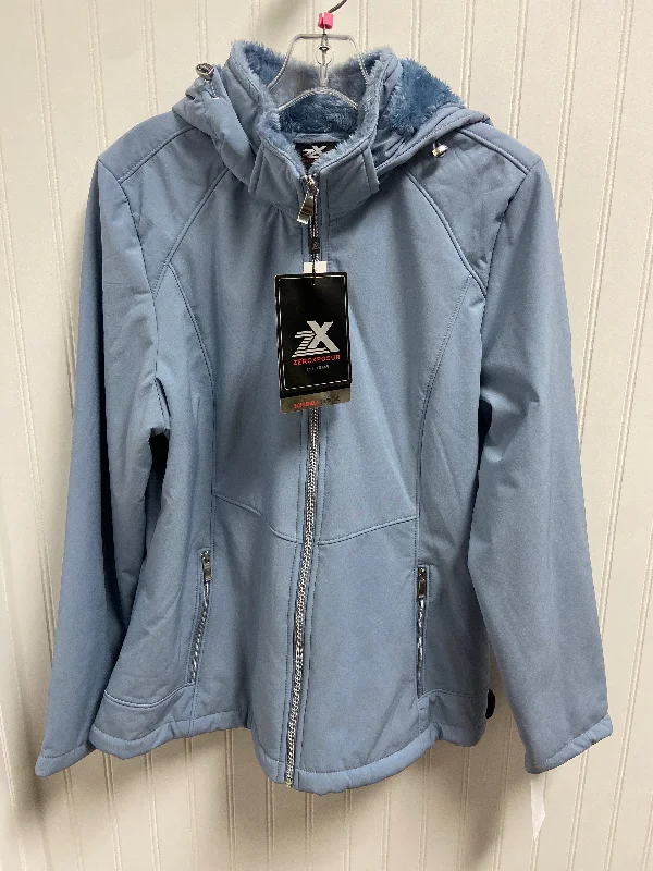 Clearance Event Athletic Jacket By Zero Xposure In Blue, Size: Lp
