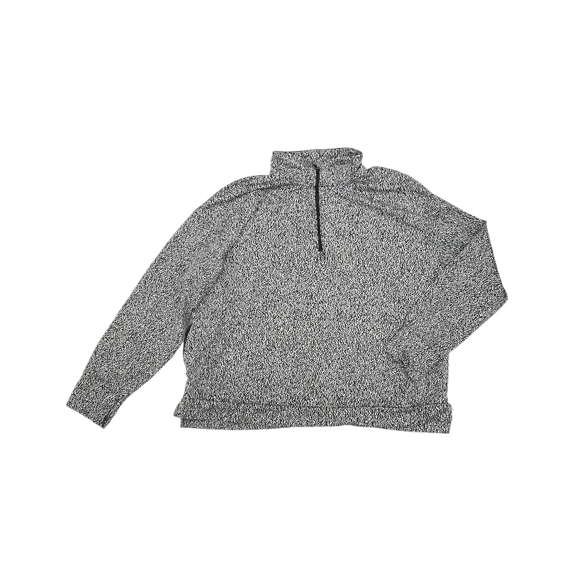 Crazy Deals Athletic Sweatshirt Collar By Avia In Grey, Size:3X