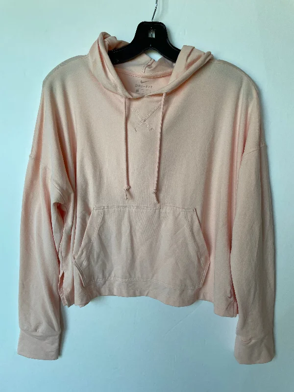 Hurry In Athletic Sweatshirt Hoodie By Nike Apparel In Pink, Size: L