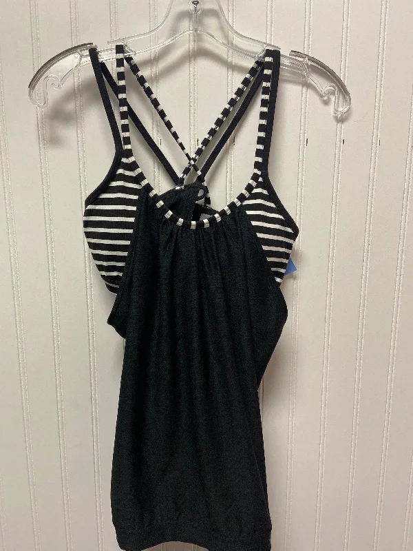 Instant Discount Athletic Tank Top By Athleta In Black & White, Size: S