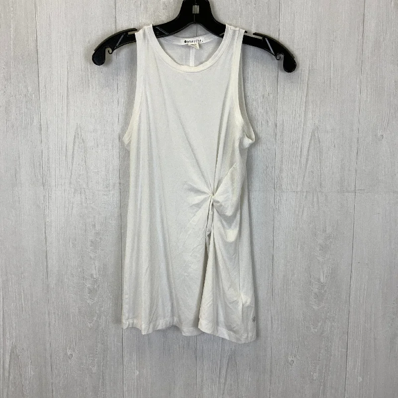 New Deals Athletic Tank Top By Athleta In White, Size: Xs