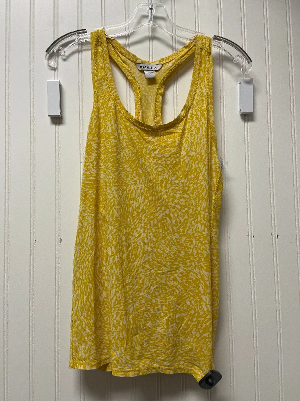 Massive Deals Athletic Tank Top By Athleta In Yellow, Size: M