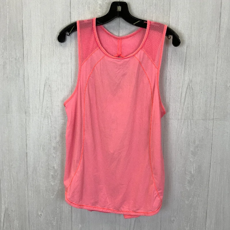 Final Clearance Athletic Tank Top By Lululemon In Pink, Size: 10