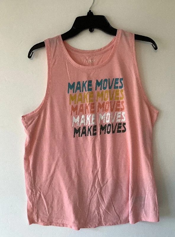 Limited Time Athletic Tank Top By Old Navy In Orange, Size: Xl