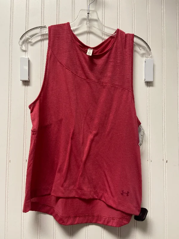 Can't Miss Athletic Tank Top By Under Armour In Pink, Size: M