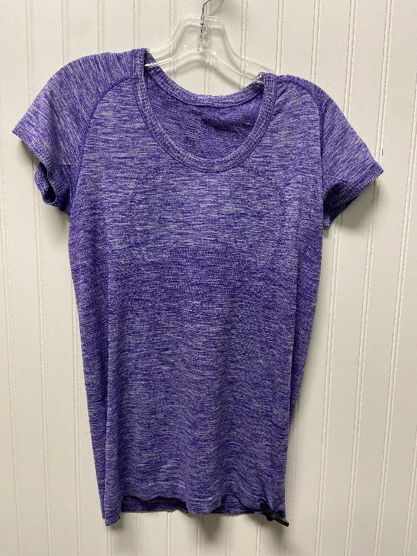 Deal Zone Athletic Top Short Sleeve By Lululemon In Purple, Size: M