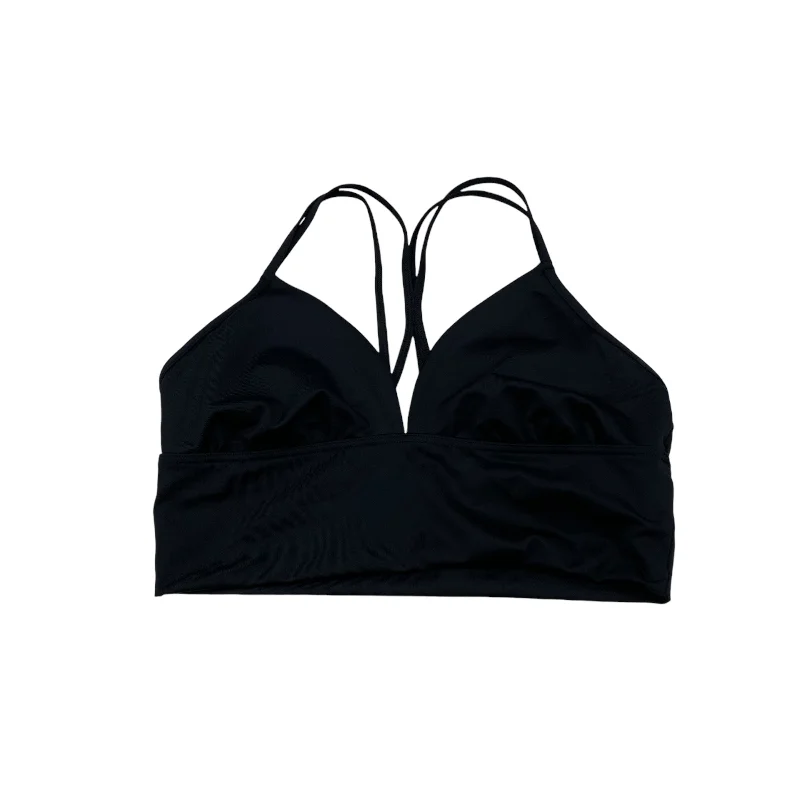 New Arrival BLACK ATHLETIC BRA by PINK Size:L