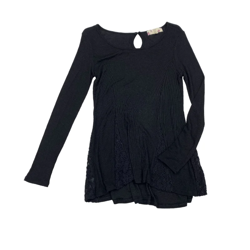 Price Reduction BLACK TOP LS by HIPPIE ROSE Size:M