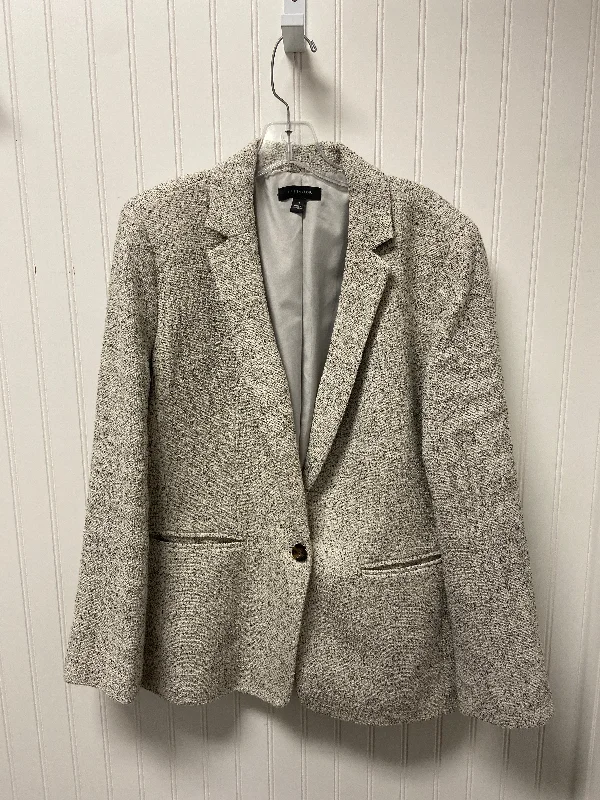 Closeout Sale Blazer By Ann Taylor In Grey, Size: L