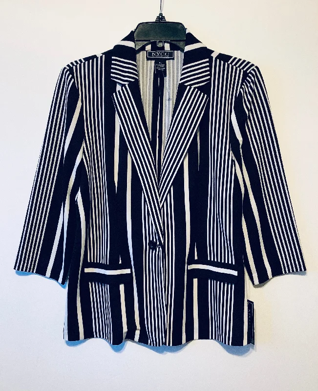 Exclusive Access Blazer By Cme In Striped Pattern, Size: L