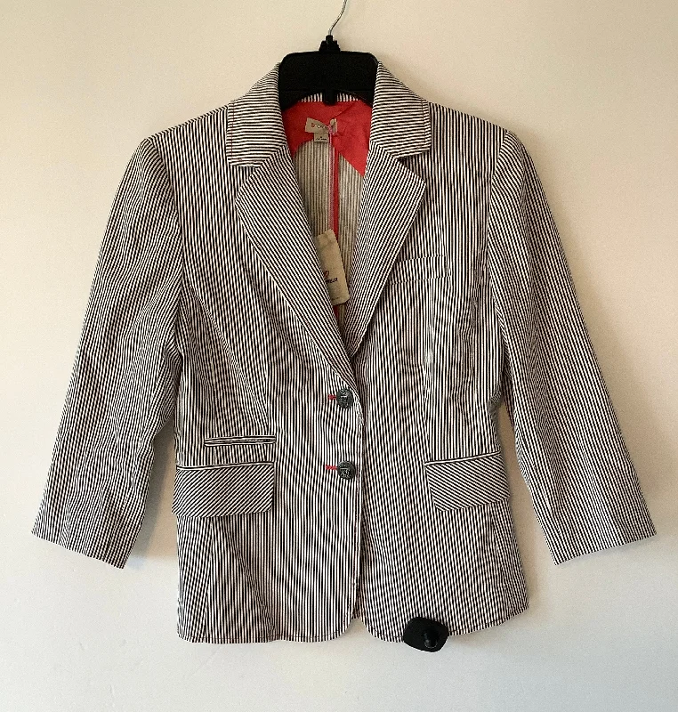 Take Advantage Blazer By Cremieux In Striped Pattern, Size: S