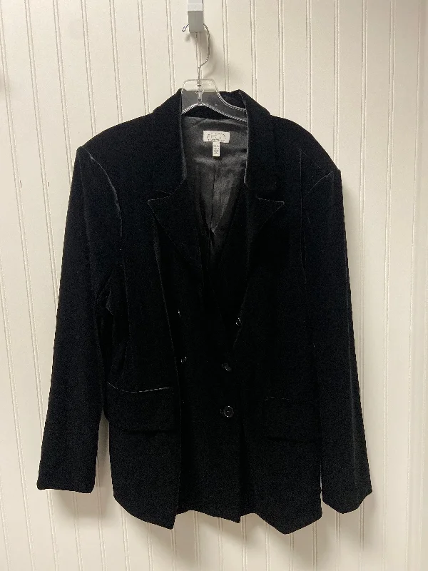 Season Finale Sale Blazer By Sofia By Sofia Vergara In Black, Size: 3x