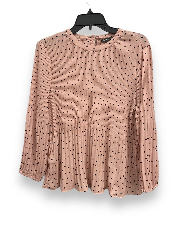 Price Slash Blouse Long Sleeve By Adrianna Papell  Size: M