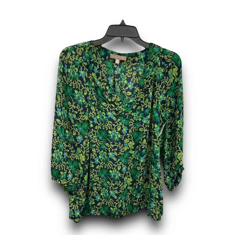 Closeout Blouse Long Sleeve By Banana Republic  Size: M