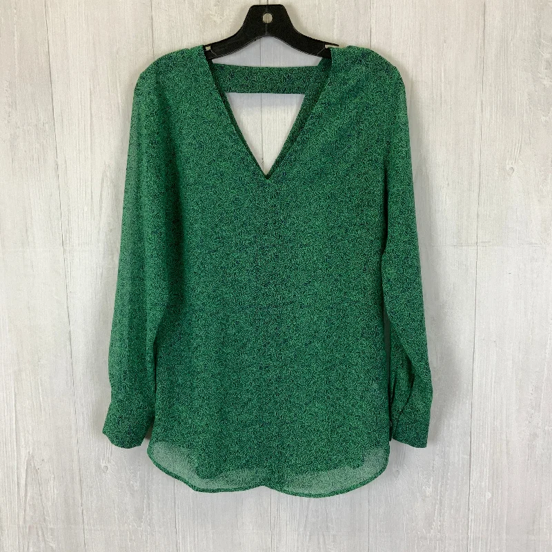 Best Deals Blouse Long Sleeve By Cabi In Green, Size: S