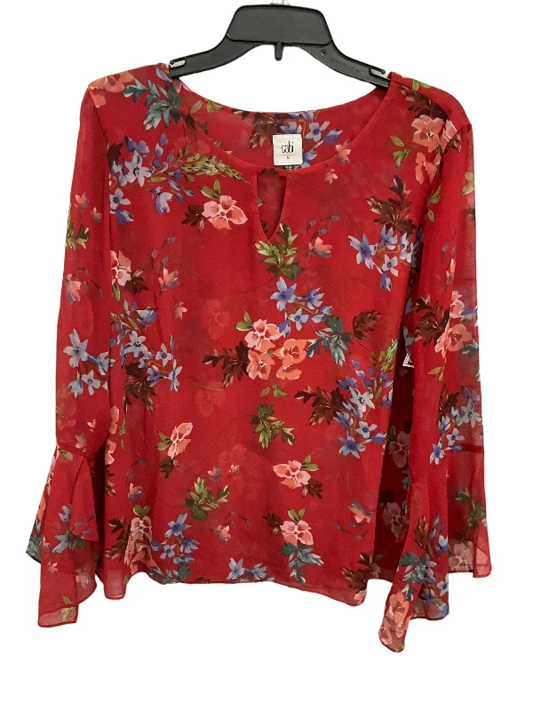 Savings Galore Blouse Long Sleeve By Cabi  Size: M