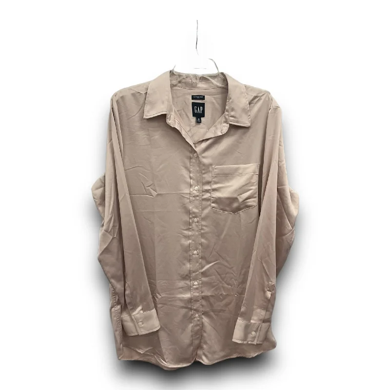 Great Bargains Blouse Long Sleeve By Gap  Size: M