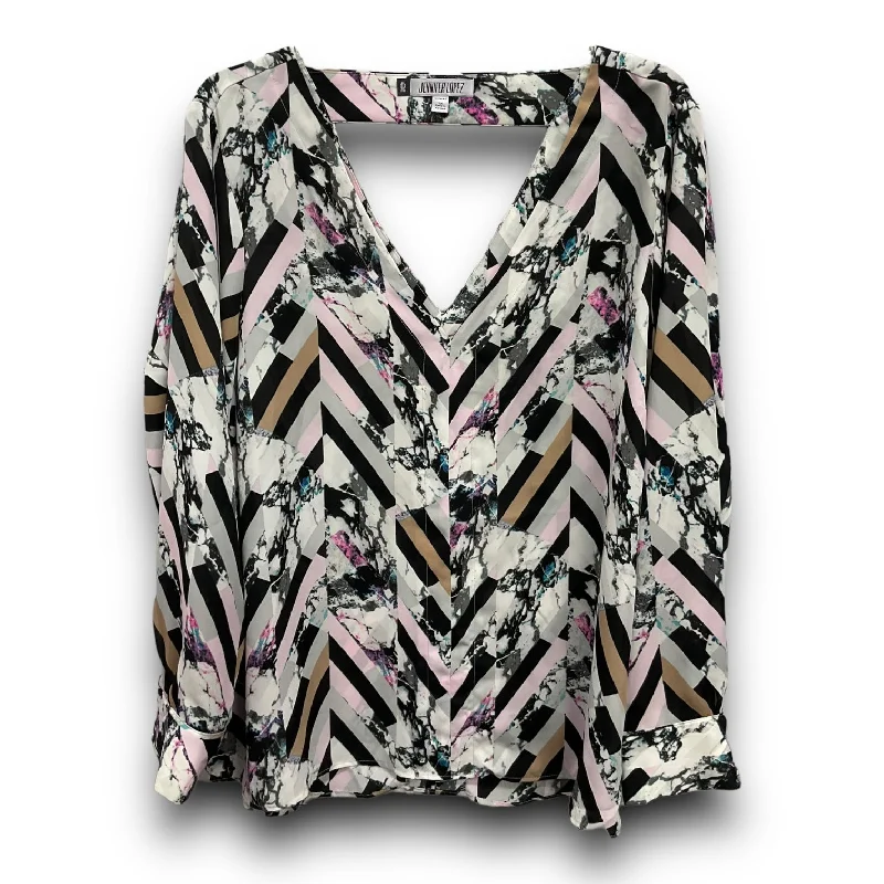 Early Bird Discount Blouse Long Sleeve By Jennifer Lopez  Size: 1x