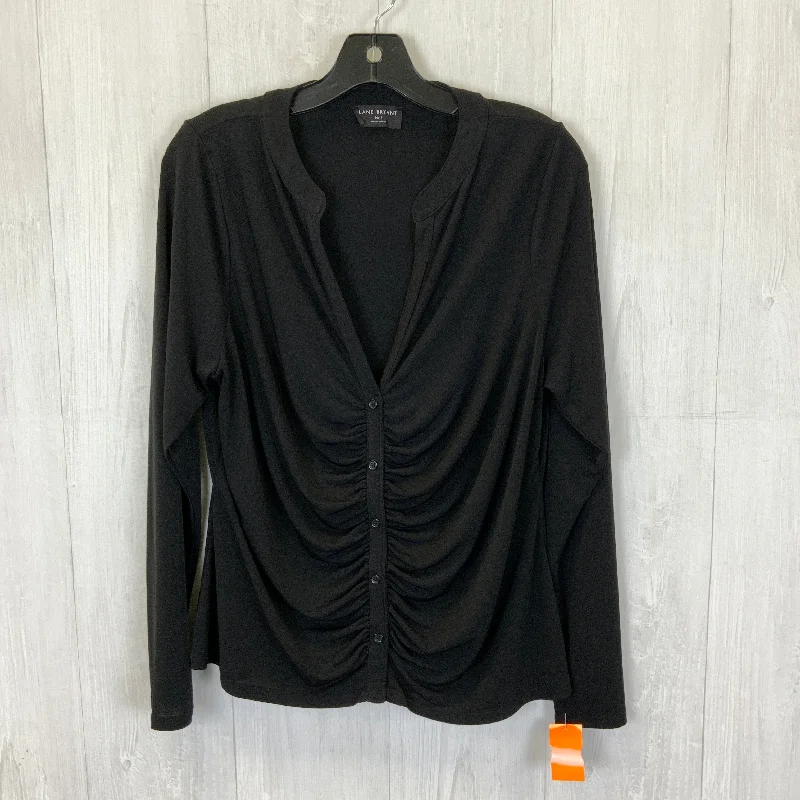 Exclusive Online Offer Blouse Long Sleeve By Lane Bryant In Black, Size: Xl