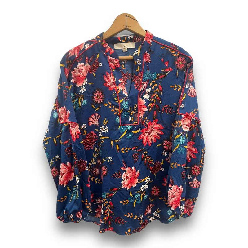 Seasonal Sale Blouse Long Sleeve By Loft  Size: S
