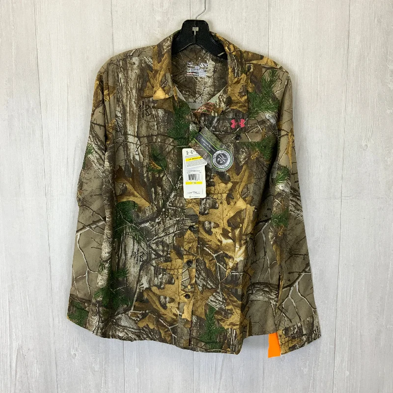 Today’s Special Blouse Long Sleeve By Under Armour In Camoflauge, Size: M
