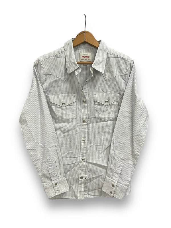 Year-End Sale Blouse Long Sleeve By Wrangler  Size: M
