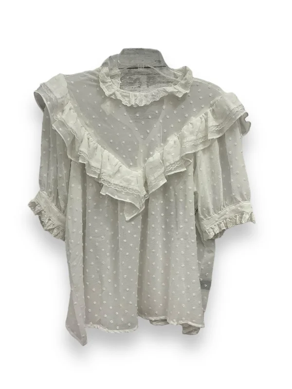 Friends and Family Sale Blouse Short Sleeve By Pol  Size: M